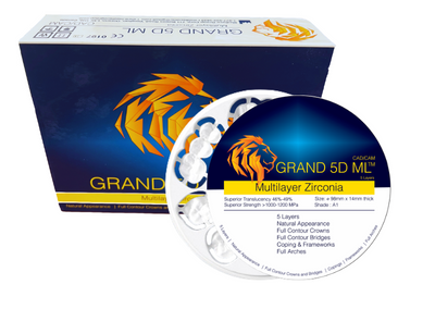 GRAND 5D ML™ Multilayer Zirconia/Ea 